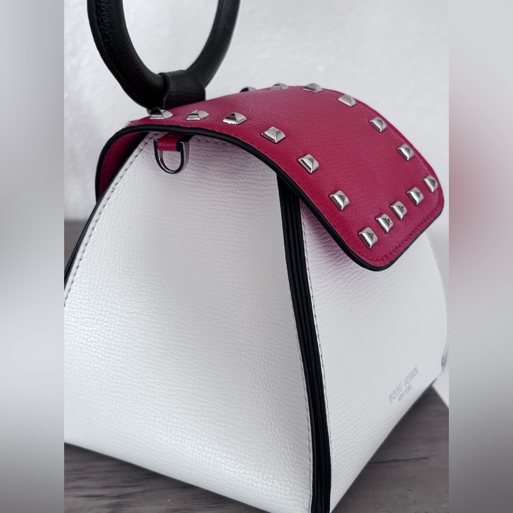 henri bendel Studded Mini Crossbody (minor discoloration on back) - Picture 5 of 13